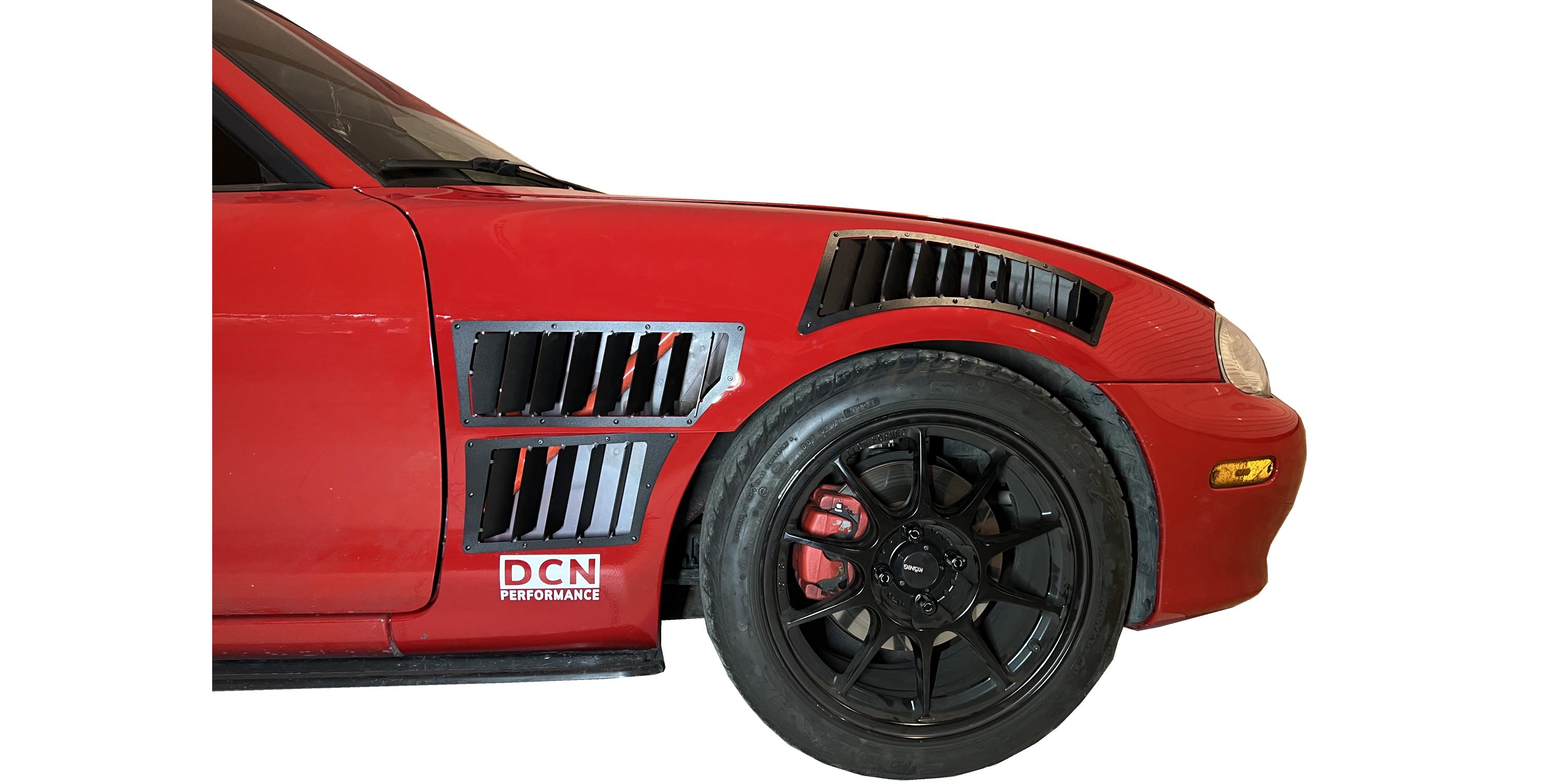 Fender Louvers / Vents for MX-5 Miata NB by DCN Performance