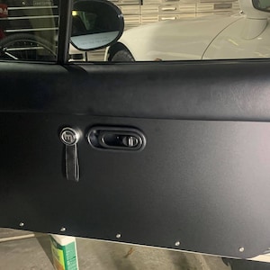 Revêtement poudré noir ! Kit de panneaux de porte en aluminium MX-5 Miata NA