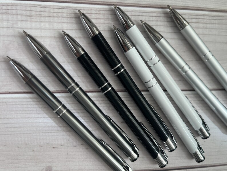 Personalized Ballpoint Pens Bulk Engraved Wedding Favors Gifts Etsy