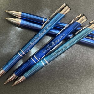 Gepersonaliseerde pennen Bulk gegraveerd Aangepaste BalpenNen School Office Supplies Bedrijf Opening Events Graduation Gift Custom Pen Black Ink