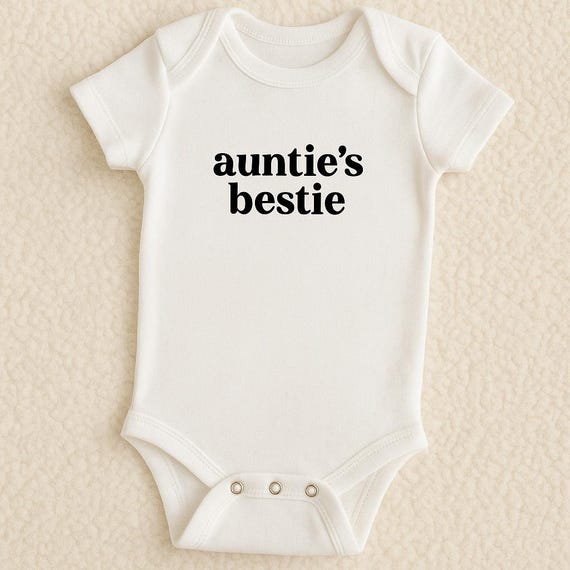 Auntie's bestie babyromper – schattig cadeau voor tante en baby