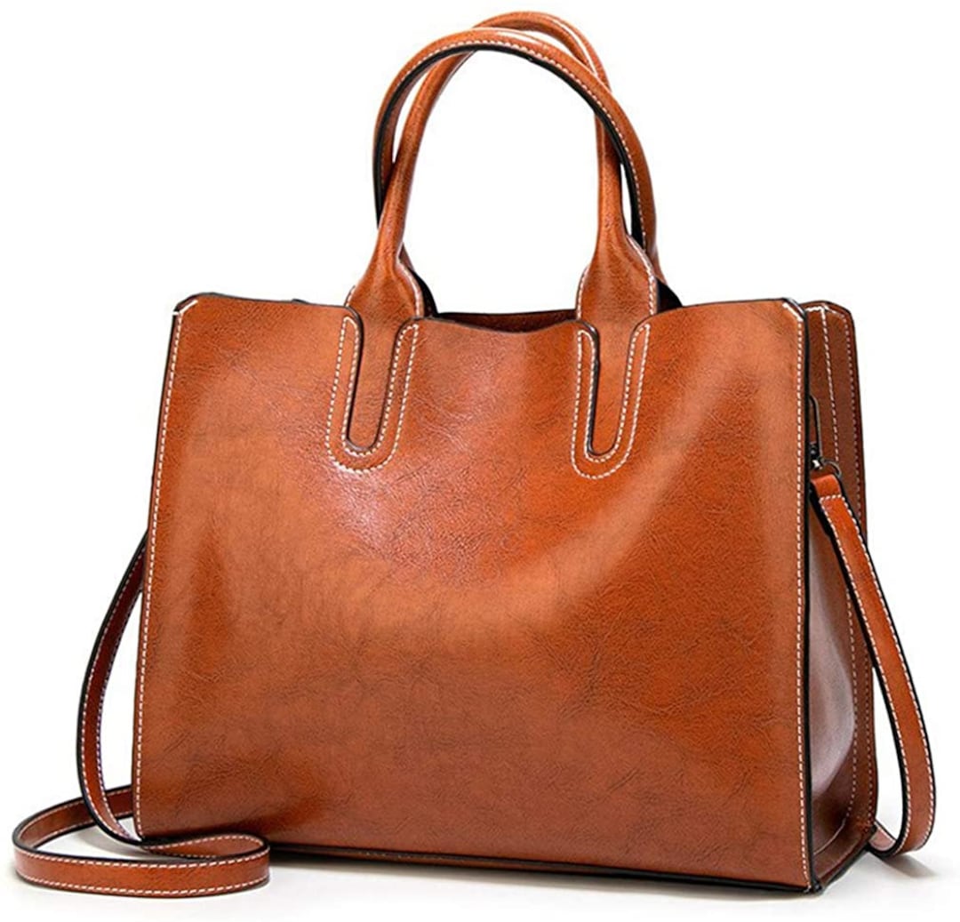 2023 New Leather Tote Bag and Handbags for Women,top Handle Satchel