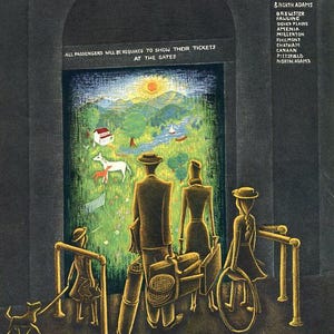 1941 Vintage New Yorker Cover, June 28 (Christina Malman), Original New Yorker Magazine Cover, Country Life, Vacation