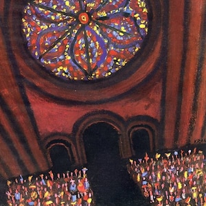 1966 New Yorker Magazine Cover, April 9 (Robert Kraus), Original Vintage Cover, Easter, Church