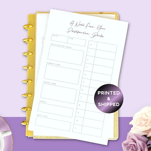 Postpartum Doula Visit Notes Notepad Tracker For Doula Visits Tearpad