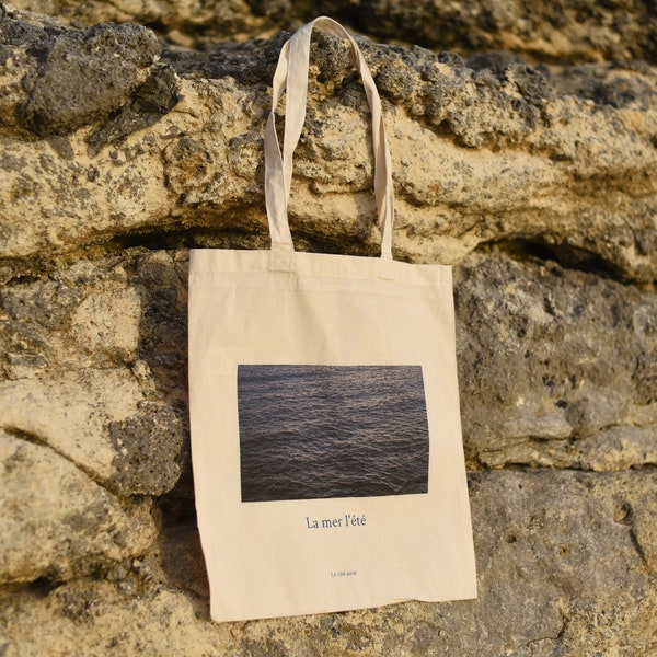 Tote bag de edición limitada, El mar en verano - El cielo azul