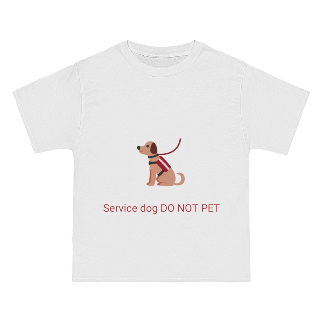 Service dog ShortSleeve TShirt Etsy