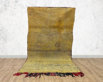 Beni Ourain Rug: Handmade Boho Style - Soft Cotton Wool