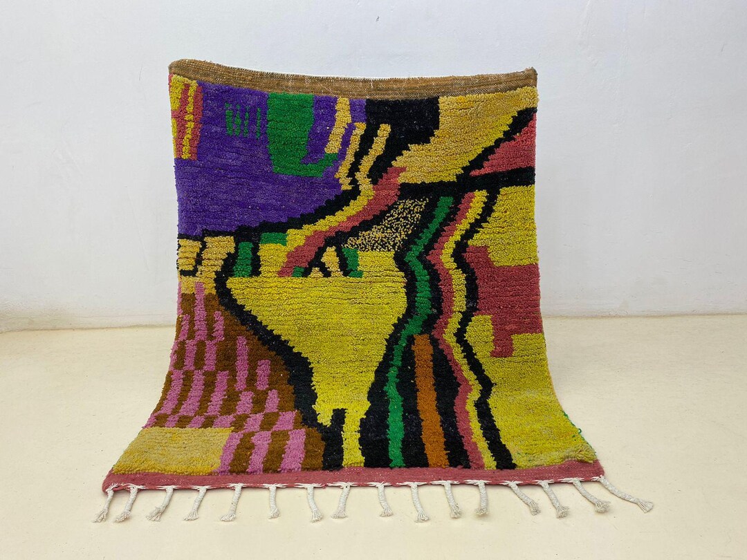 Berber Rug Pattern Berber Wool Rug: Bold Graphic Pattern, Custom Sizes - Etsy