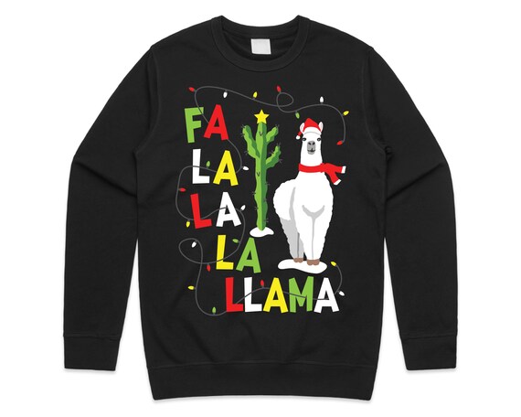 Fa La Llama Jumper Sweater Sweatshirt 