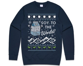 funny vegan christmas jumper
