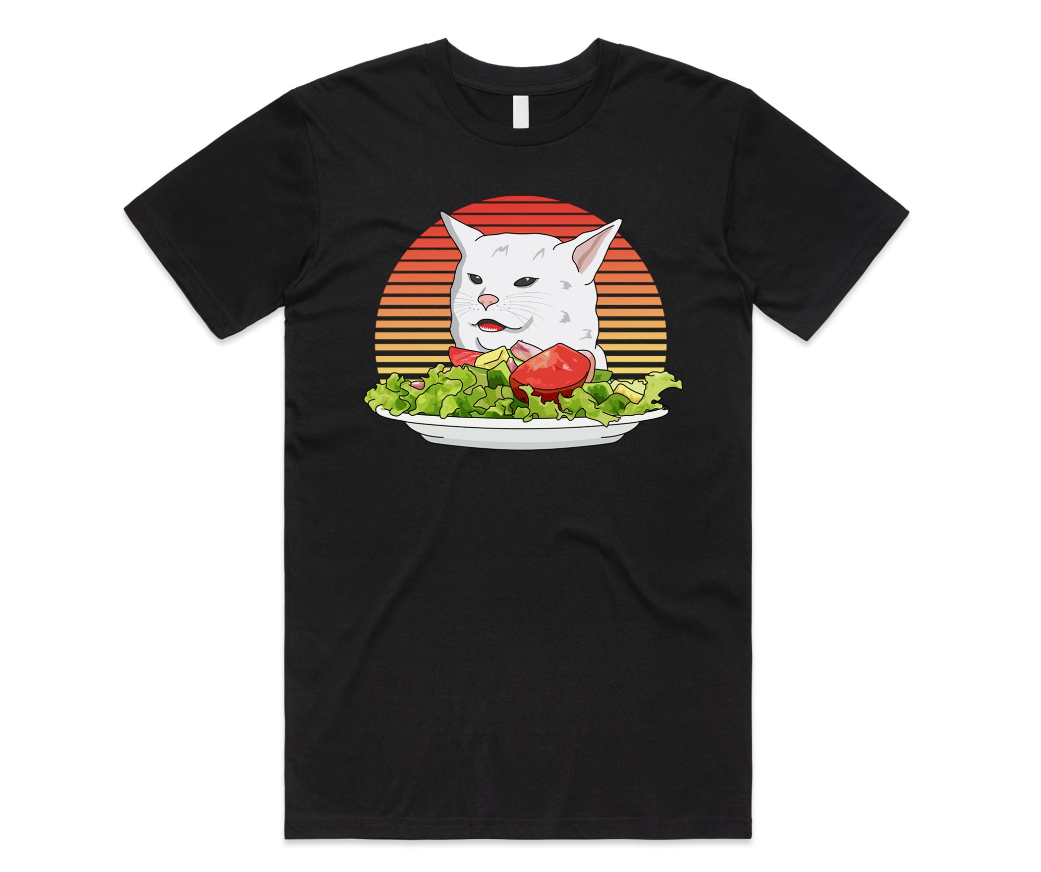 Woman Yelling at Cat: Salad Cat Meme Icon 