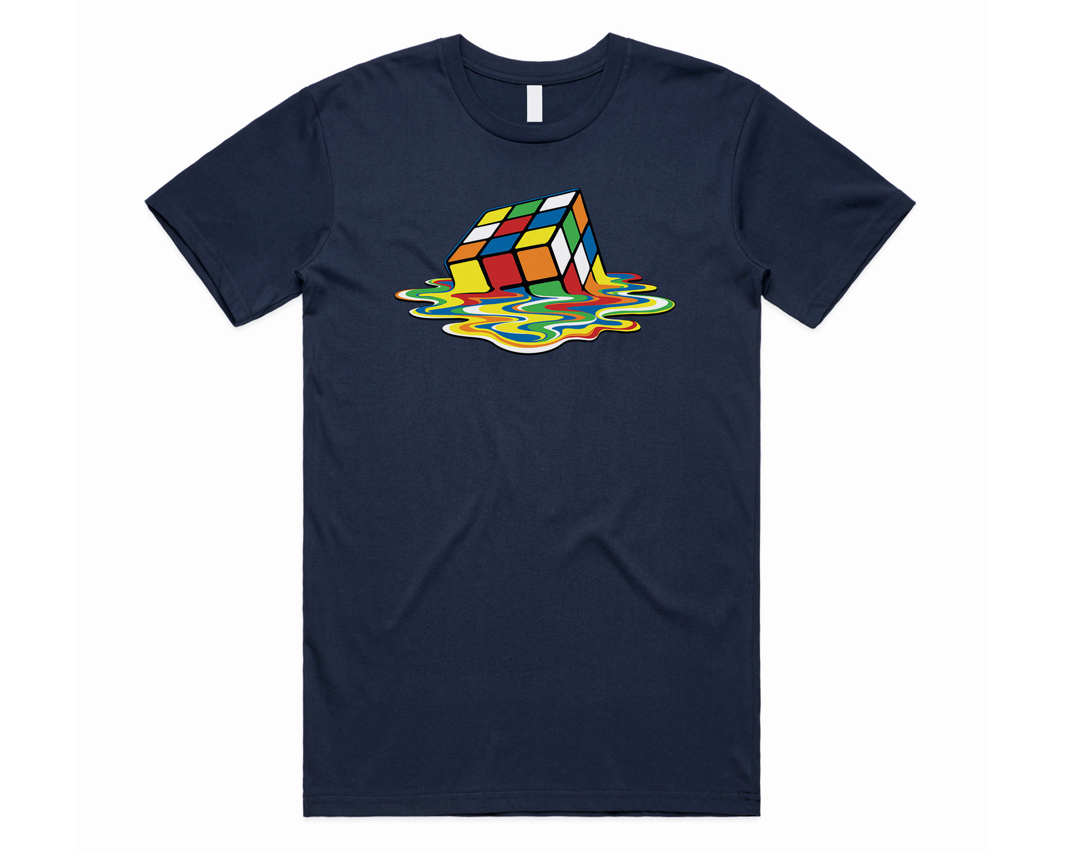 melting rubik's cube Short-Sleeve Unisex T-Shirt