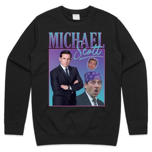 Michael Scott Homage Jumper Sweater Sweatshirt US Office TV Show Retro 90's Vintage Funny