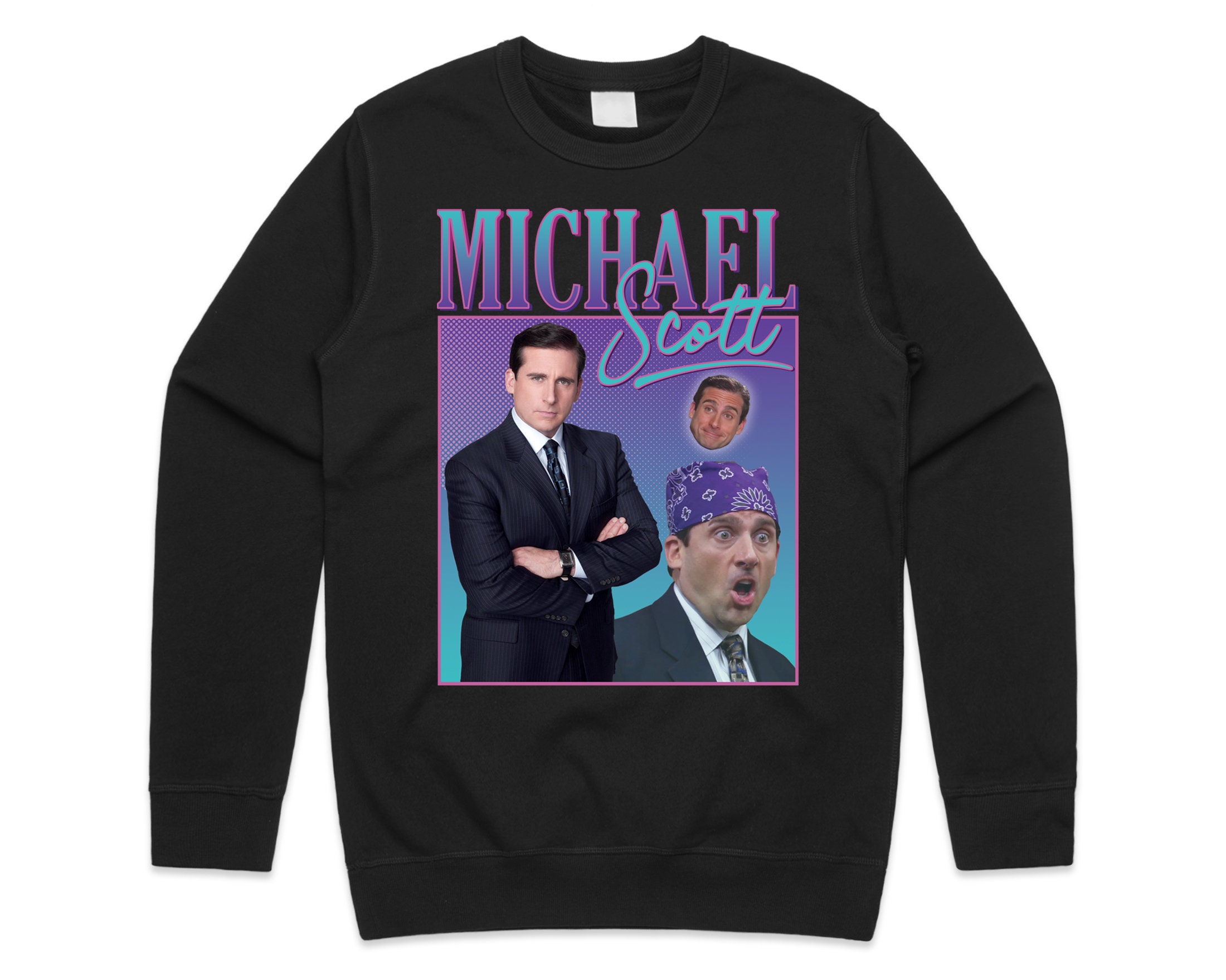 Michael Scott Homage Jumper Sweater Sweatshirt Us Office Tv Show Retro 90’s Vintage Funny