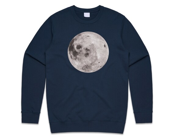 Volle maan trui trui Sweatshirt mode schattig Grunge ruimte planeet Alien Etsy Belgie