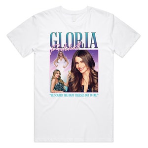 Gloria Pritchett Homage T-shirt Tee Top Funny Modern Retro 90&#39;s Gift