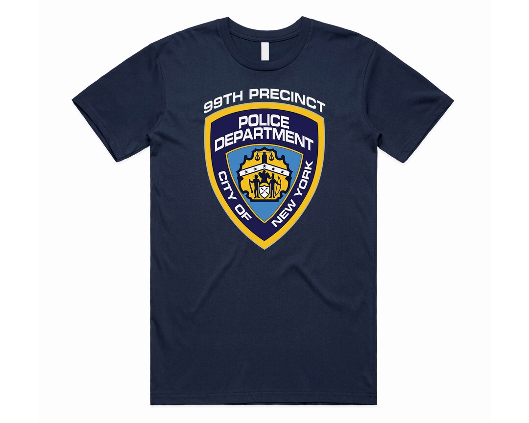 Brooklyn Police Department Badge Tshirt Tee Top Funny TV Brooklyn Show
