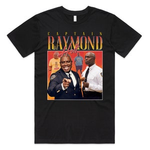 Captain Holt Homage T-shirt Tee Top Raymond Brooklyn TV Show Retro 90's Vintage