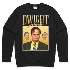 Dwight Schrute Homage US Office Jumper Sweater Sweatshirt Michael Scott Vintage 90's Retro