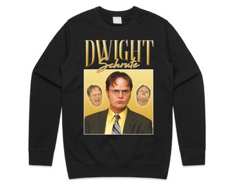 Dwight Schrute Homage US Office Jumper Sweater Sweatshirt Michael Scott Vintage 90's Retro