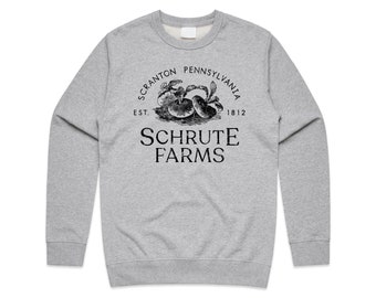 Schrute Farms Jumper Sweater Sweatshirt US Office Dwight Michael Scott Funny