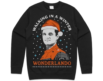 Walking In A Winter WonderLANDO Christmas Jumper Sweater Sweatshirt Kids Adults Xmas Formula Racing Lando