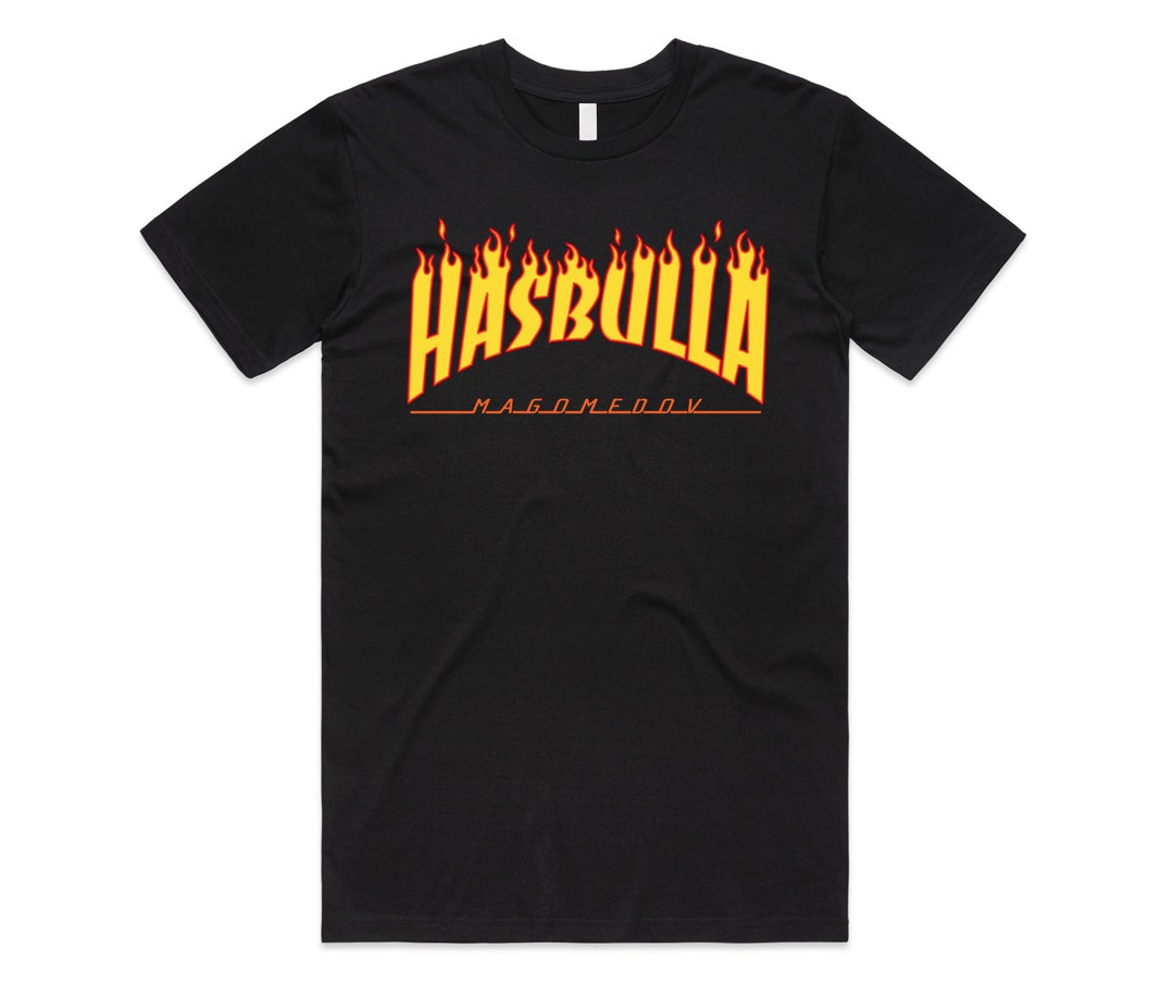 Hasbulla Magomedov Flames T-shirt Tee Top Funny Internet Gift - Etsy