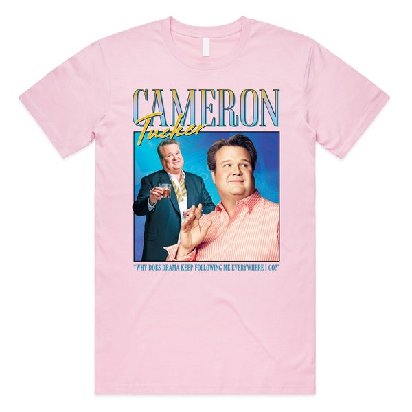 Cameron Tucker Hommage T-Shirt Top Tee TV-Serie Lustige 90er Jahre Retro Vintage