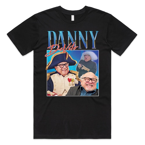 Danny DeVito Homage T-Shirt Tee Top US Movie Director Film Icon Retro 80's 90's Vintage Funny Gift