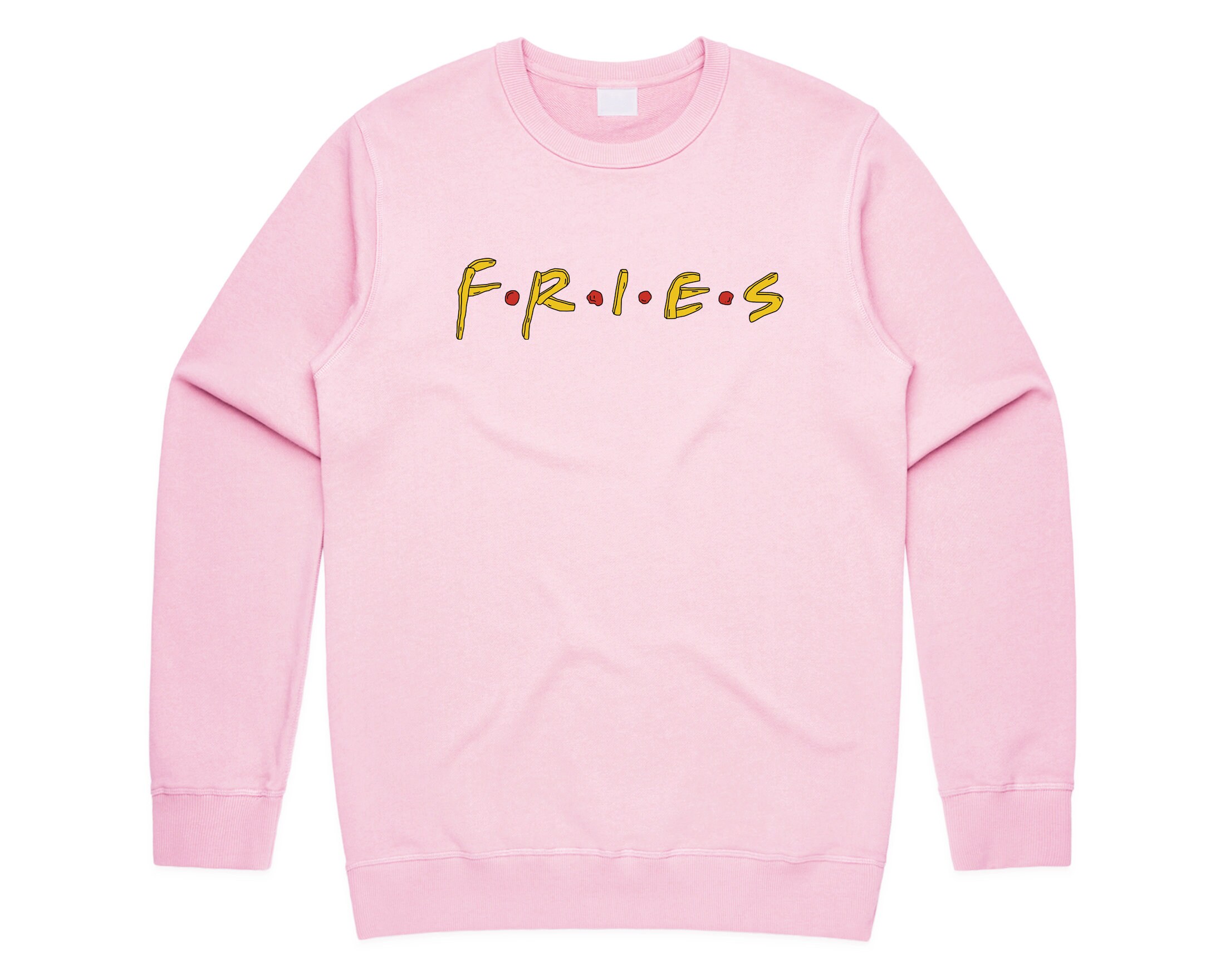 Fries Friends Jumper Sweater Sweatshirt Friends Funny Fast Food Gift 90 s Retro Rachel Ross Monica Phoebe Etsy