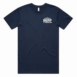 Het originele BERF van Chicagoland T-shirt Tee Top TV Show Gift The Bear Richie Carmy Beef Navy Blue
