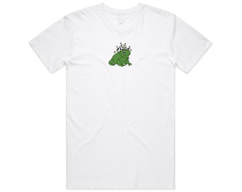 Cowboy Frosch Meme T-Shirt T-Shirt Top Lustiges Shirt Illustration Grafik Geschenk