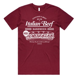 Melhor sanduíche de carne italiana de Chicago Camiseta Top Programa de TV Richie Presente Original Berf Chicagoland Bear