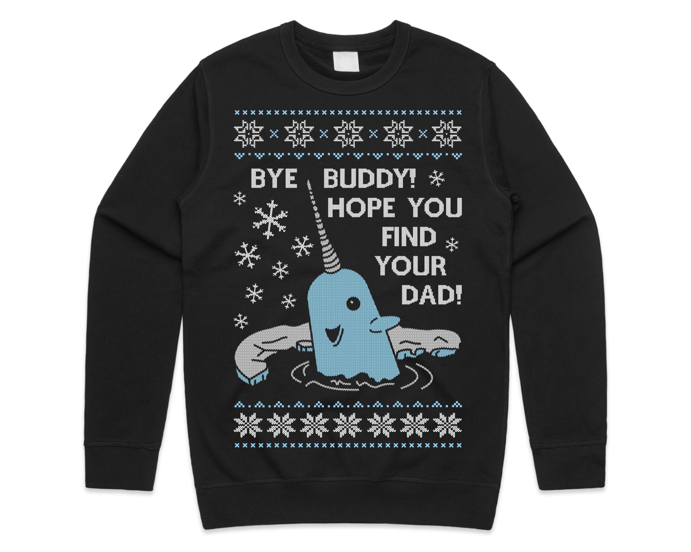 Bye Buddy Christmas Jumper Sweater 