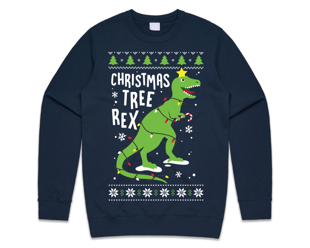 Christmas jumper t clearance rex