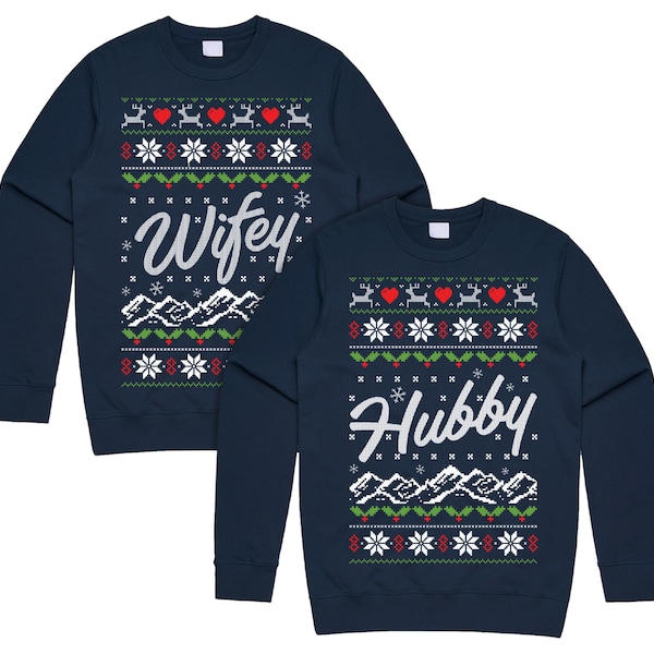 His and Hers Christmas Jumper Etsy UK