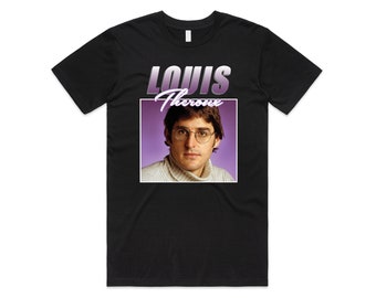 Louis Theroux hommage T-shirt haut rétro années 90 vintage drôle TV documentaire icône