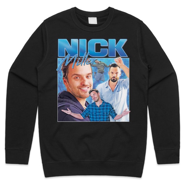 Nick Miller Homage Jumper Sweater Sweatshirt Funny TV Icon Gift Men's Women's Girl