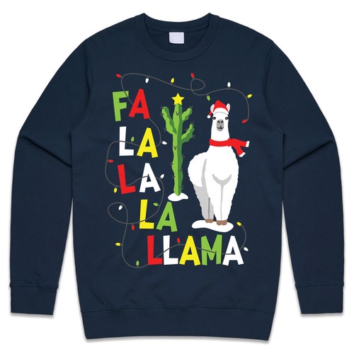 Fa La Llama Jumper Sweater Sweatshirt 