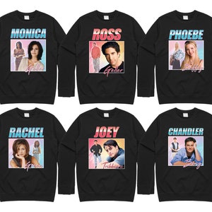 Friends Homage Jumper Sweater Sweatshirt Rachel Green Monica Geller Joey Tribbiani Phoebe Buffay Ross Geller Chandler Bing Retro 90&#39;s