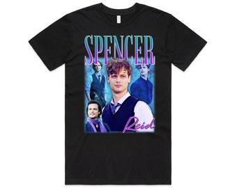 Spencer Reid Homage T-shirt Tee Top Funny Retro 90s Gift TV Show Men’s Women’s