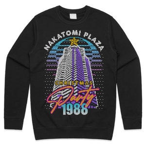 Nakatomi Plaza Party 1988 kersttrui trui sweatshirt xmas grappige jaren 80 sterven film Bruce