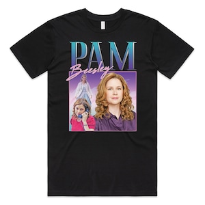 Pam Beesley Hommage T-shirt T-Shirt Top Lustig US Office Retro 90er Jahre Jim Halpert Geschenk