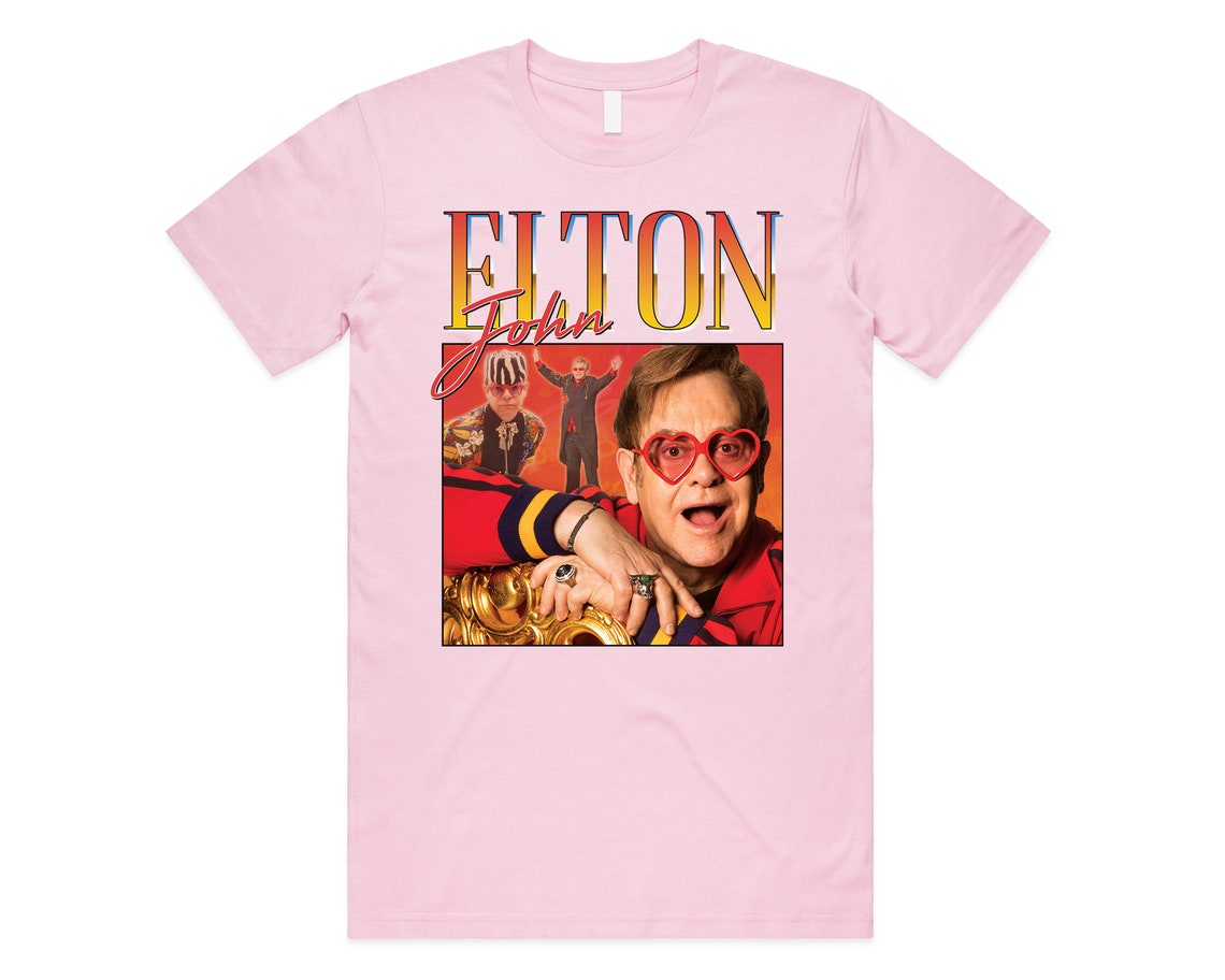 elton john lipstick shirt