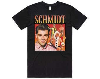Schmidt Homage T-shirt Tee Top Funny TV Icon Gift Men's Women's Girl