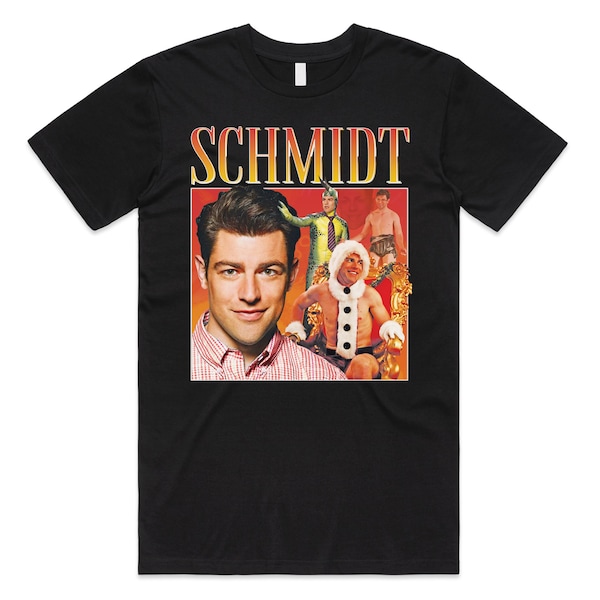 Schmidt hommage T-shirt haut drôle TV icône cadeau hommes femmes fille