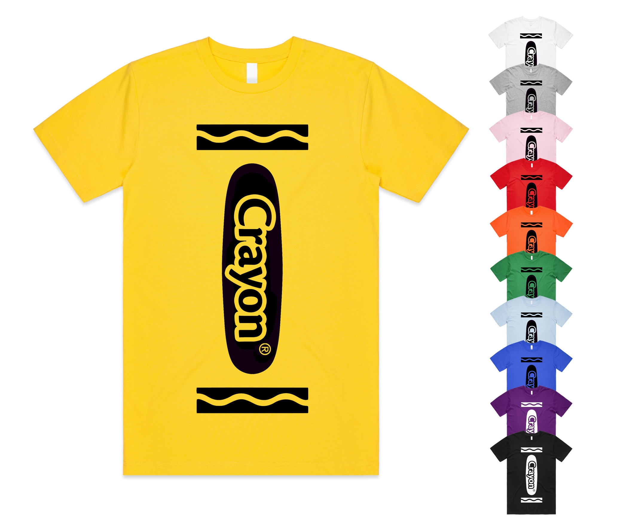 Crayola tshirt Etsy Espa a