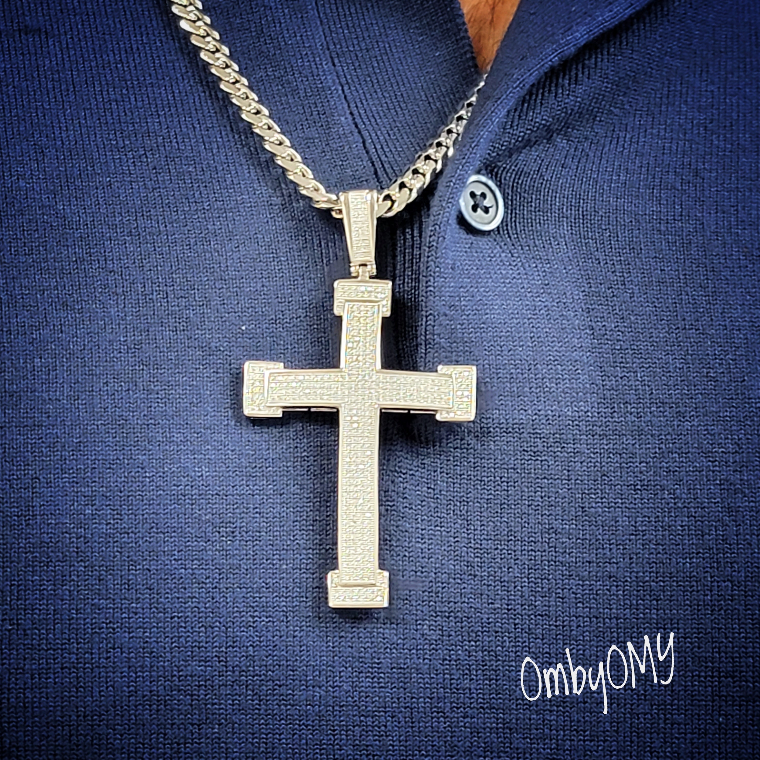 Iced Out Cross Etsy UK