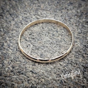 14kt Solid Gold Stackable 3.5mm High Polish Baby Bangles , 14kt Solid gold, Infant Bangles, Baby Bracelet, Baby Girl, Infant Jewelry